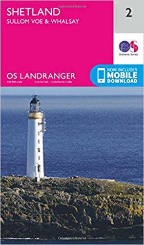 Ordnance Survey - Shetland - Sullom Voe & Whalsay : 002 - New Sheet ma