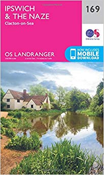 Ordnance Survey - Ipswich, the Naze & Clacton-on-Sea : 169 - New Sheet
