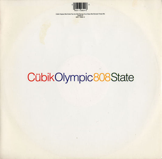 808 State - Cubik / Olympic - Used Vinyl Record 12"