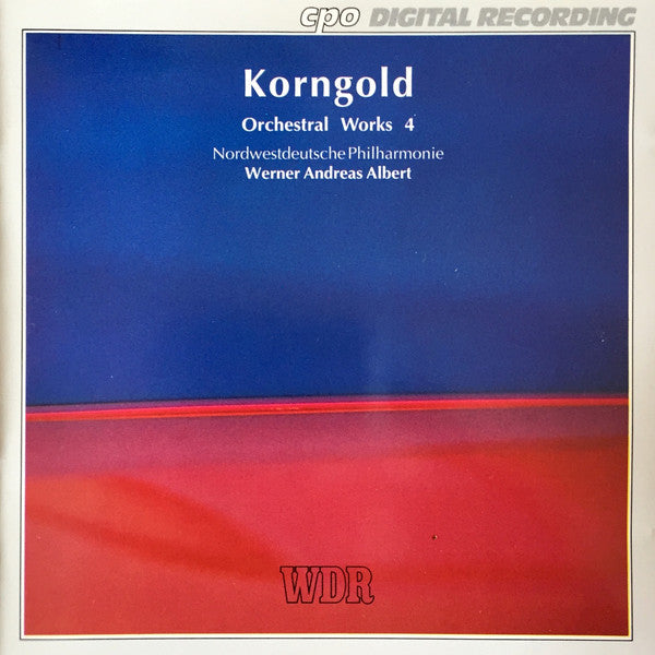 Erich Wolfgang Korng - Orchestral Works 4 - CD