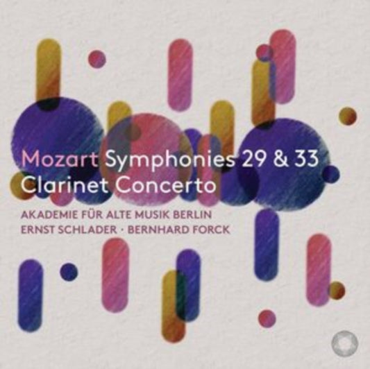 AKADEMIE FUR ALTE MU - MOZART SYMPHONIES NOS. 29 & 33 - CD