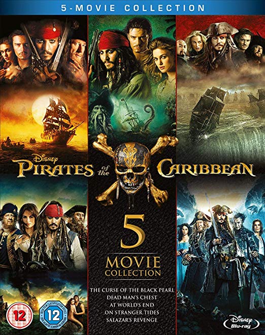 Pirates of the Caribbean: 5-movie Collection - New Blu-ray