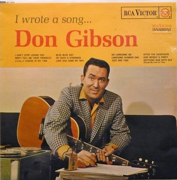 Don Gibson - I Wrote A Song... - Used Vinyl Record