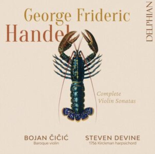 BOJAN CICIC / STEVEN - HANDEL COMPLETE VIOLIN SONATA - CD