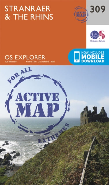 Ordnance Survey - Stranraer and the Rhins : 309 - Sheet map