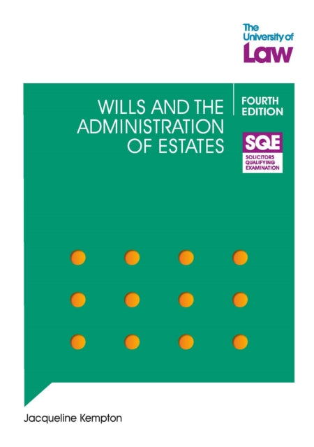 Jacqui Kempton - SQE - Wills and the Administration of Estates 4e - Ne