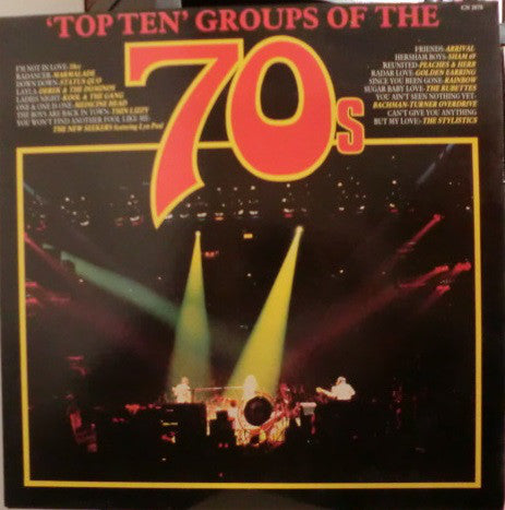 Various - 'Top Ten' Groups Of The 70s - Used Vinyl Record