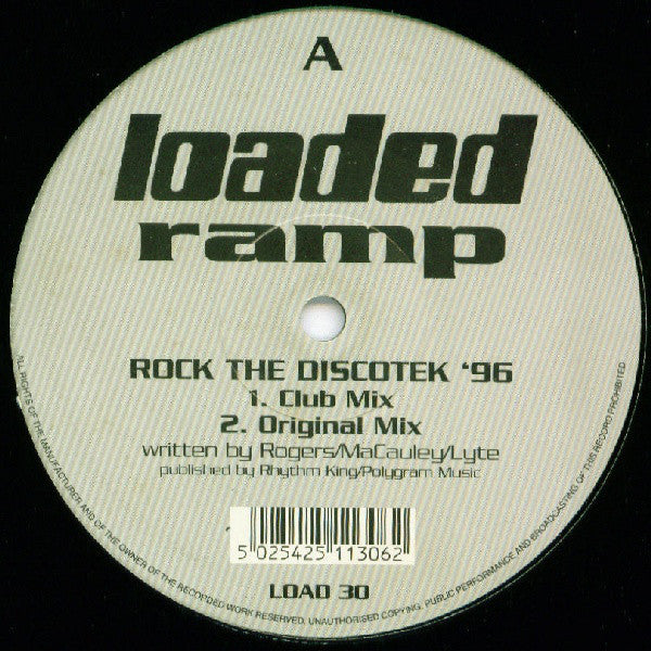 Ramp - Rock The Discotek '96 - Used Vinyl Record 12"