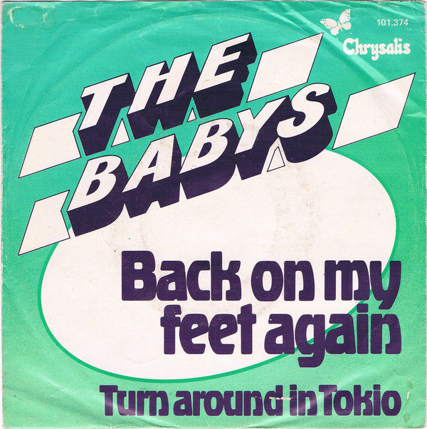 Babys - Back On My Feet Again - Used Vinyl Record 7"