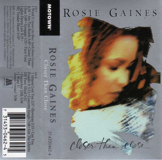 Rosie Gaines - Closer Than Close - Used Cassette