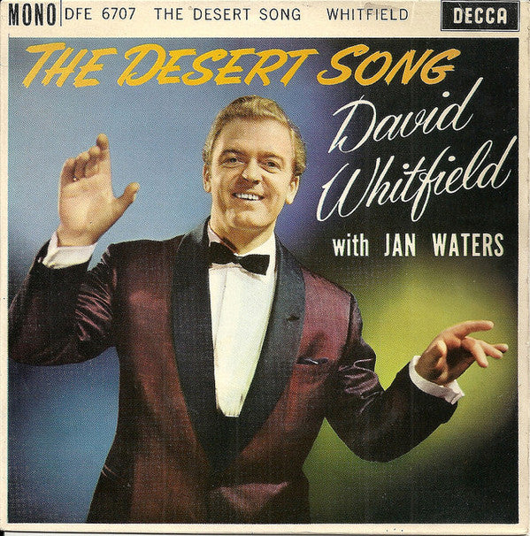 David Whitfield - Desert Song - Used Vinyl Record 7"