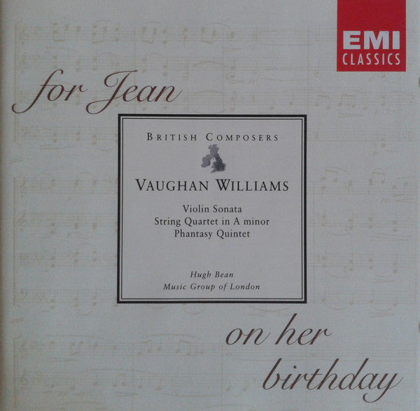 Ralph Vaughan Willia - Chamber Music (For Jean On Her Birthday) - Use
