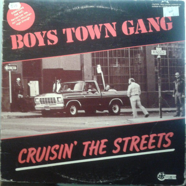 Boys Town Gang - Cruisin' The Streets - Used Vinyl Record