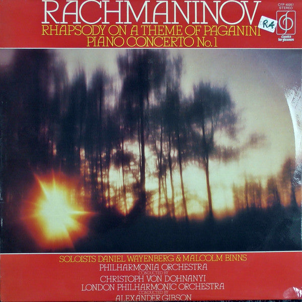Sergei Vasilyevich R - Rachmaninov: Rhapsody On A Theme Of Paganini;