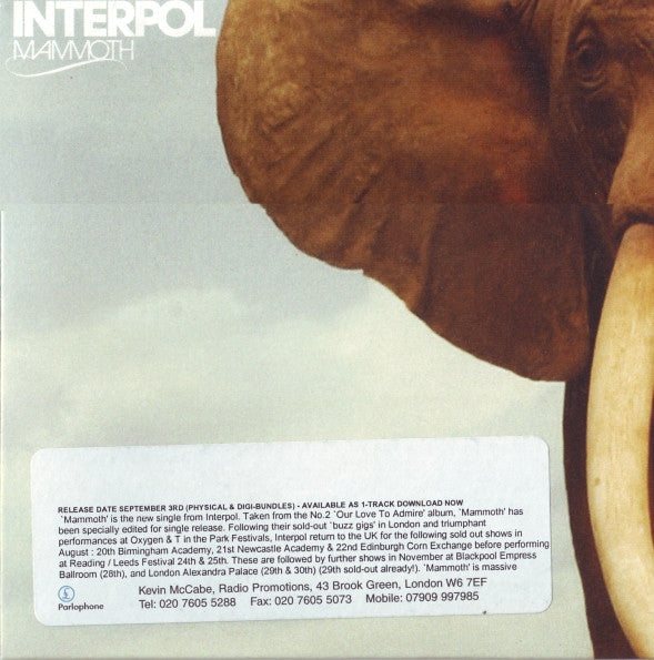 Interpol - Mammoth - Used CD