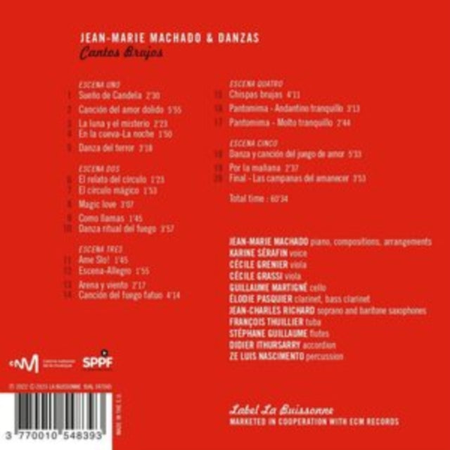 JEAN MARIE MACHADO & - CANTOS BRUJOS - CD