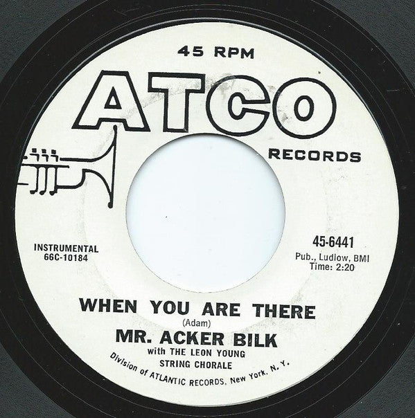 Acker Bilk - When You Are There - Used Vinyl Record 7"