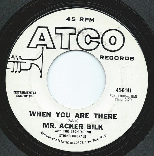 Acker Bilk - When You Are There - Used Vinyl Record 7"
