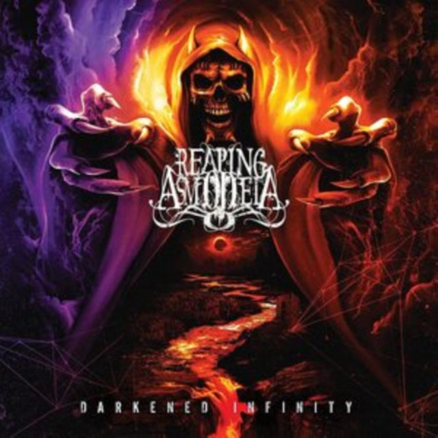 REAPING ASMODEIA - DARKENED INFINITY (ORANGE W/ WHITE SWIRL VINYL) - V