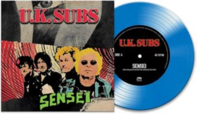 UK SUBS - SENSEI (BLUE 7INCH) - Vinyl Record SIN