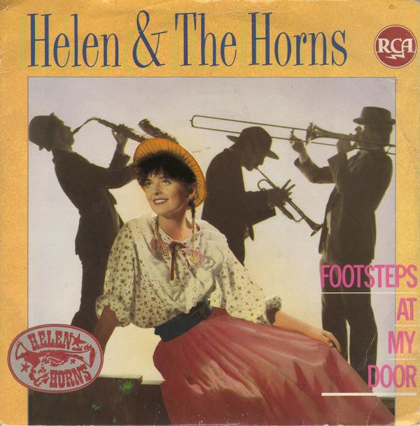 Helen And The Horns - Footsteps At My Door - Used Vinyl Record 7"