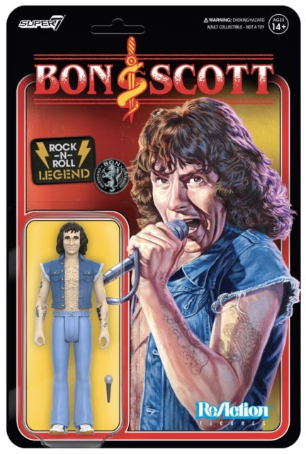 BON SCOTT - Reaction Figures Wave 01 - - Figurine