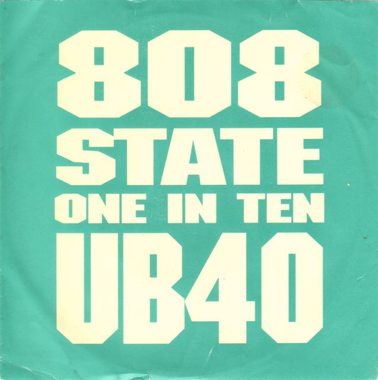 808 State - One In Ten - Used Vinyl Record 7"