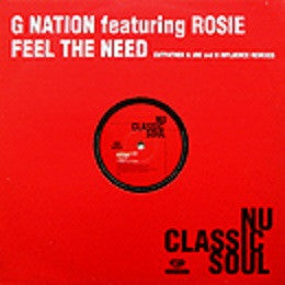 G Nation - Feel The Need - Used Vinyl Record 12"