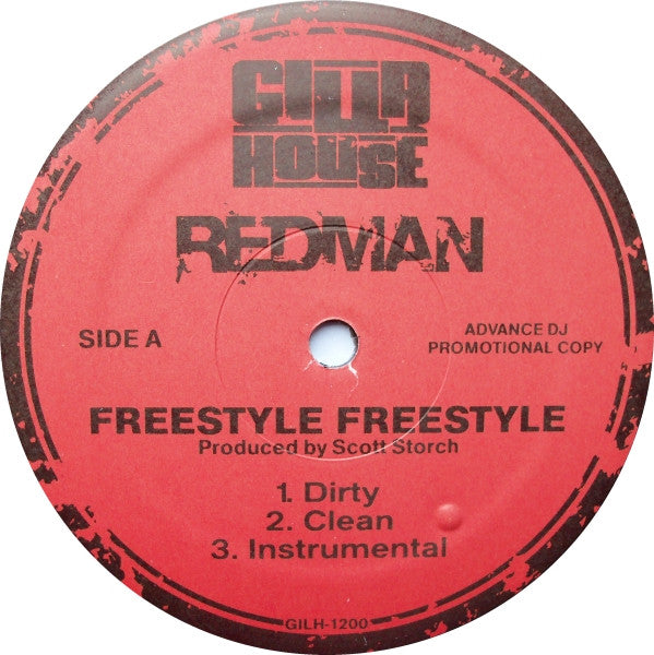 Redman - Freestyle Freestyle / Walk In Gutta - New Vinyl Reco