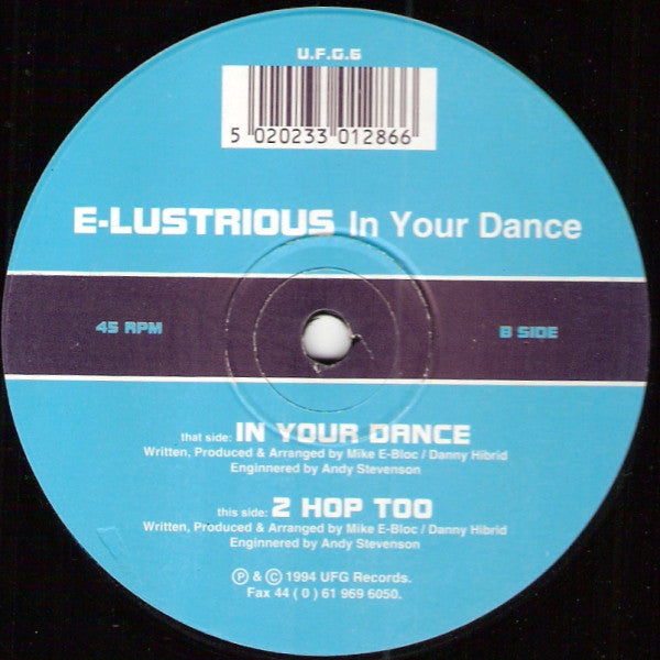 E-Lustrious - In Your Dance - Used Vinyl Record 12"