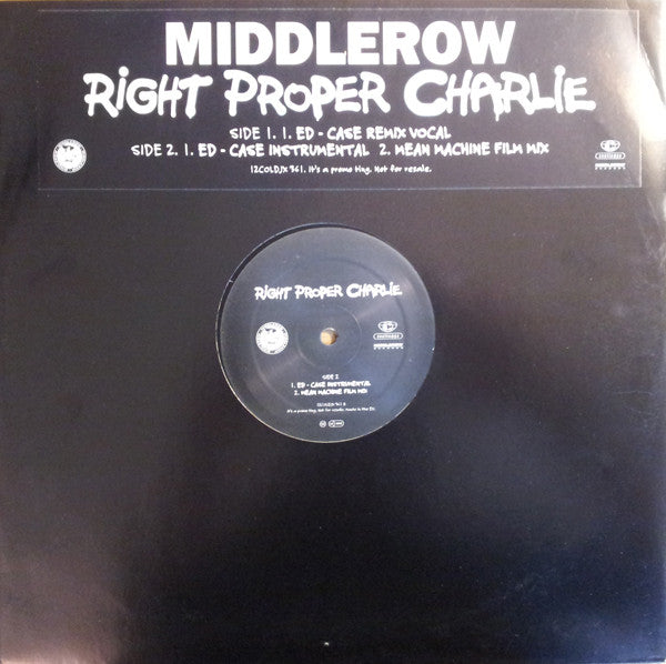 Middlerow - Right Proper Charlie - New Vinyl Record 12"