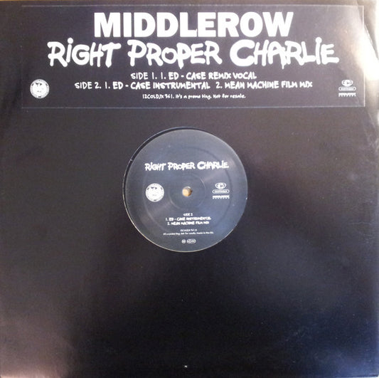 Middlerow - Right Proper Charlie - New Vinyl Record 12"