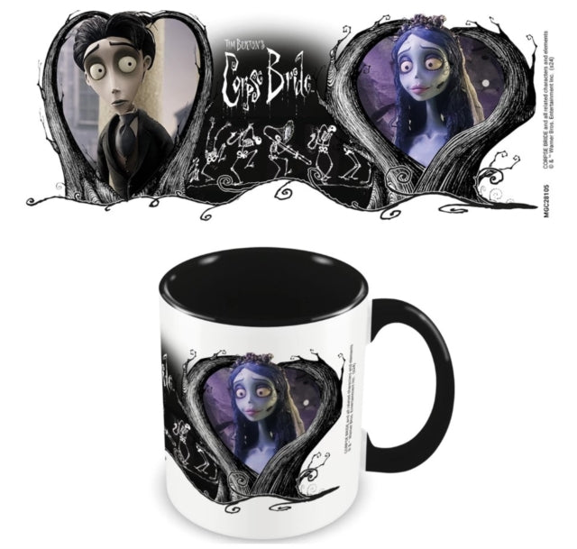 CORPSE BRIDE - (Frames) Black Coloured Inner Mug - Mug
