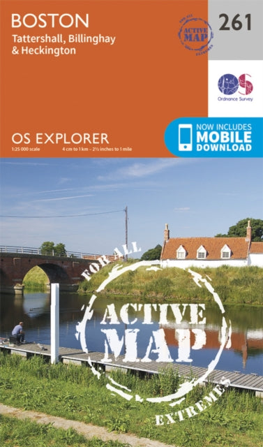 Ordnance Survey - Boston : 261 - Sheet map