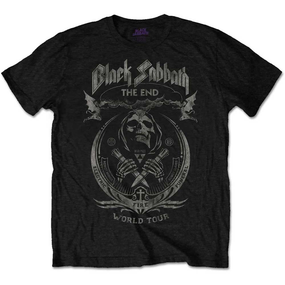 Black Sabbath - tshirt - Unisex - Short Sleeves - X-Large