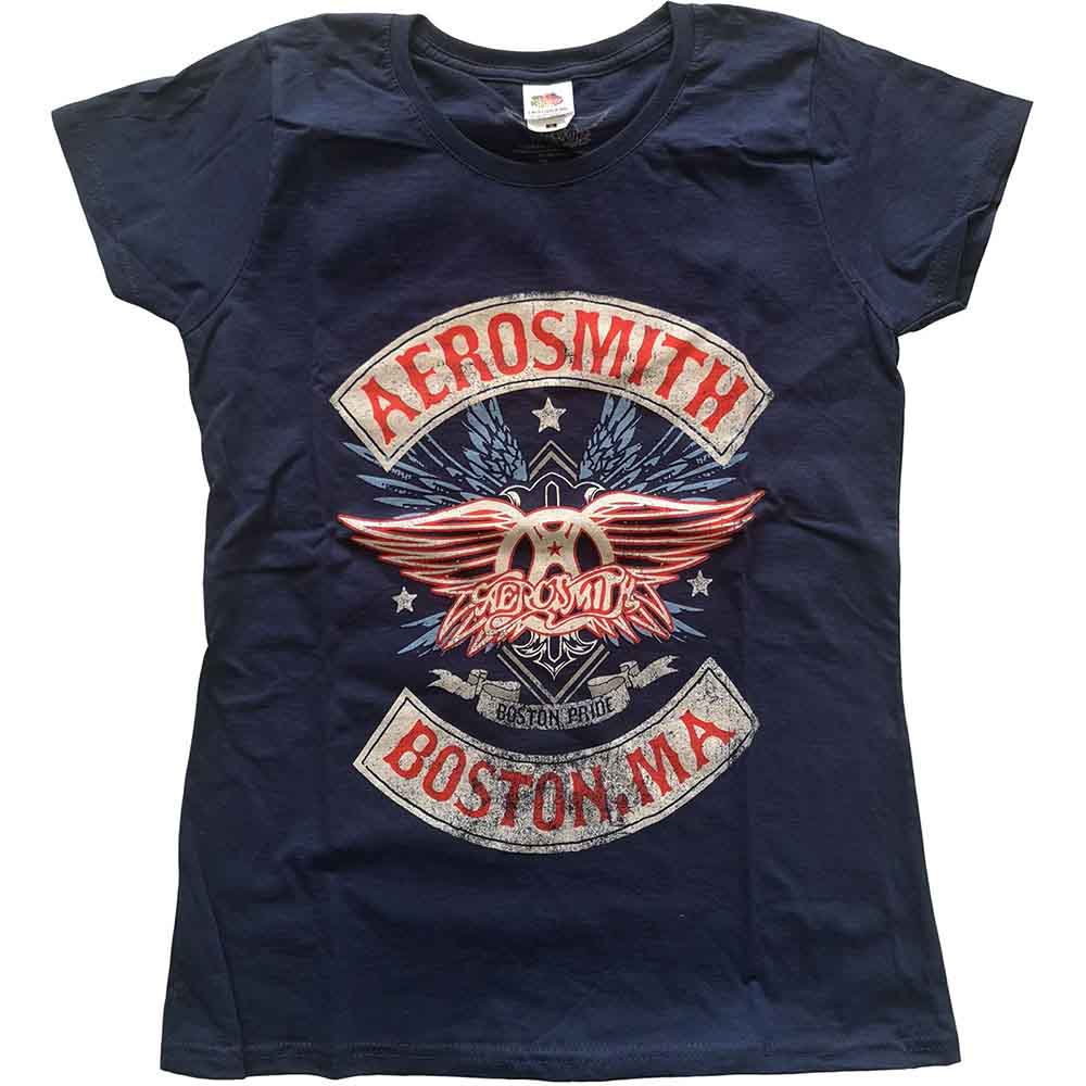 Aerosmith - tshirt - Ladies - Large - Short Sleeves - Boston Pride