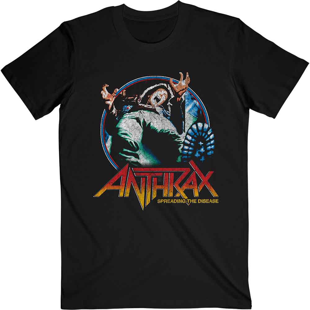 Anthrax - tshirt - Unisex - Short Sleeves - Large