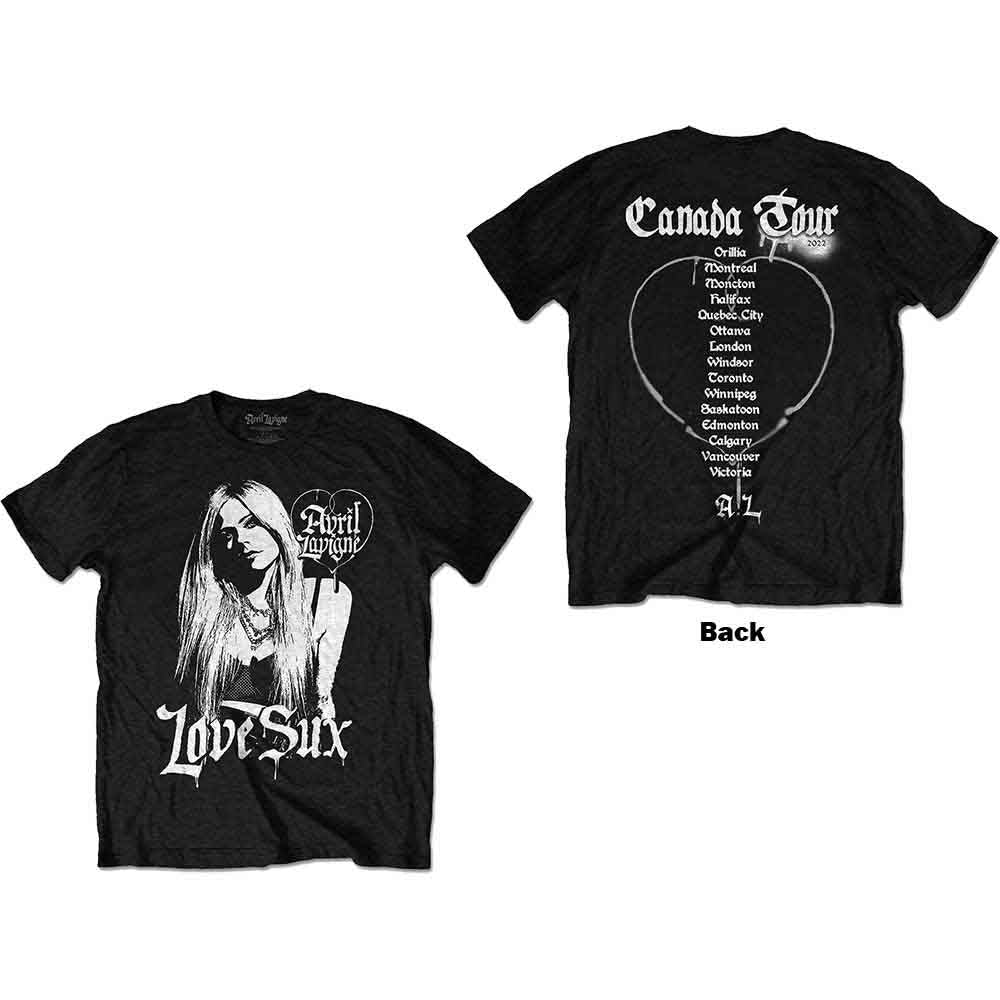 Avril Lavigne - tshirt - Unisex - Short Sleeves - Large