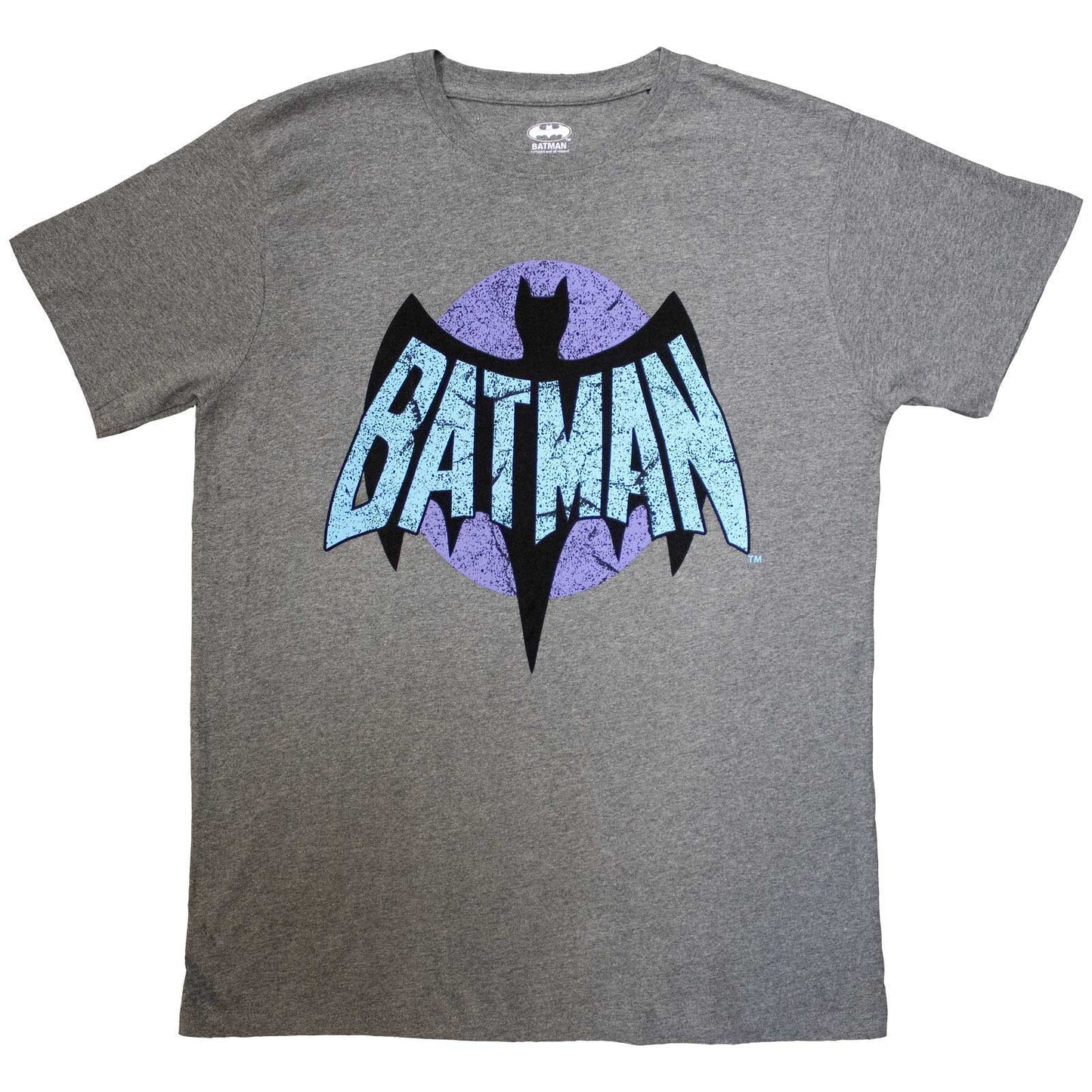 s - tshirt - Unisex - Short Sleeves - Batman Retro Logo - Large