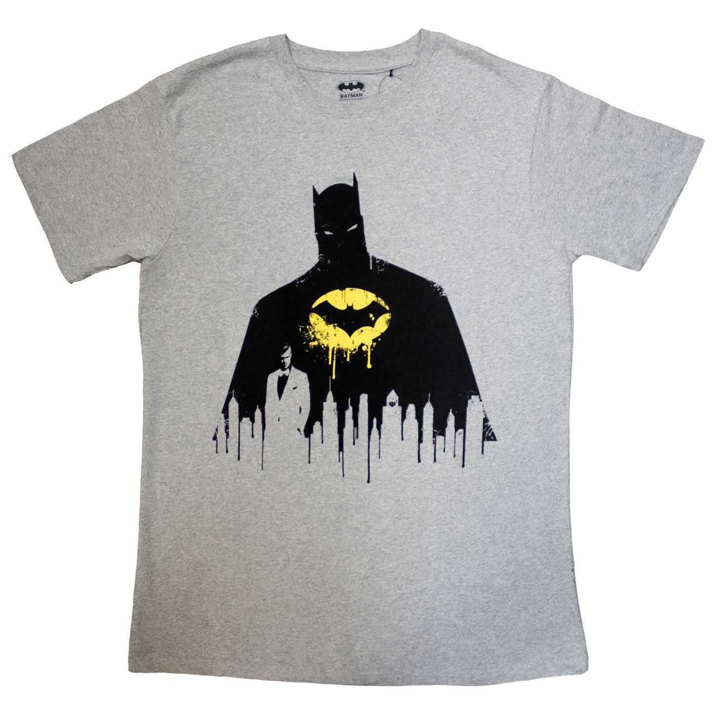 s - tshirt - Unisex - Short Sleeves - Batman Silhouette Dri - 2X-Large