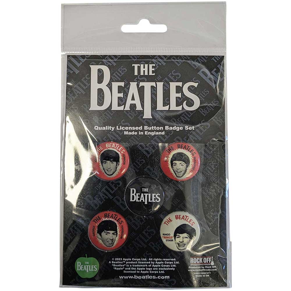 Beatles - Collectable Enamel Badges - Vintage Portraits