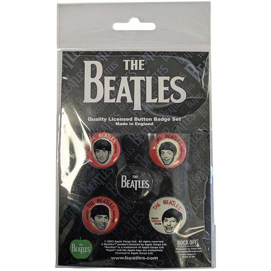 Beatles - Collectable Enamel Badges - Vintage Portraits