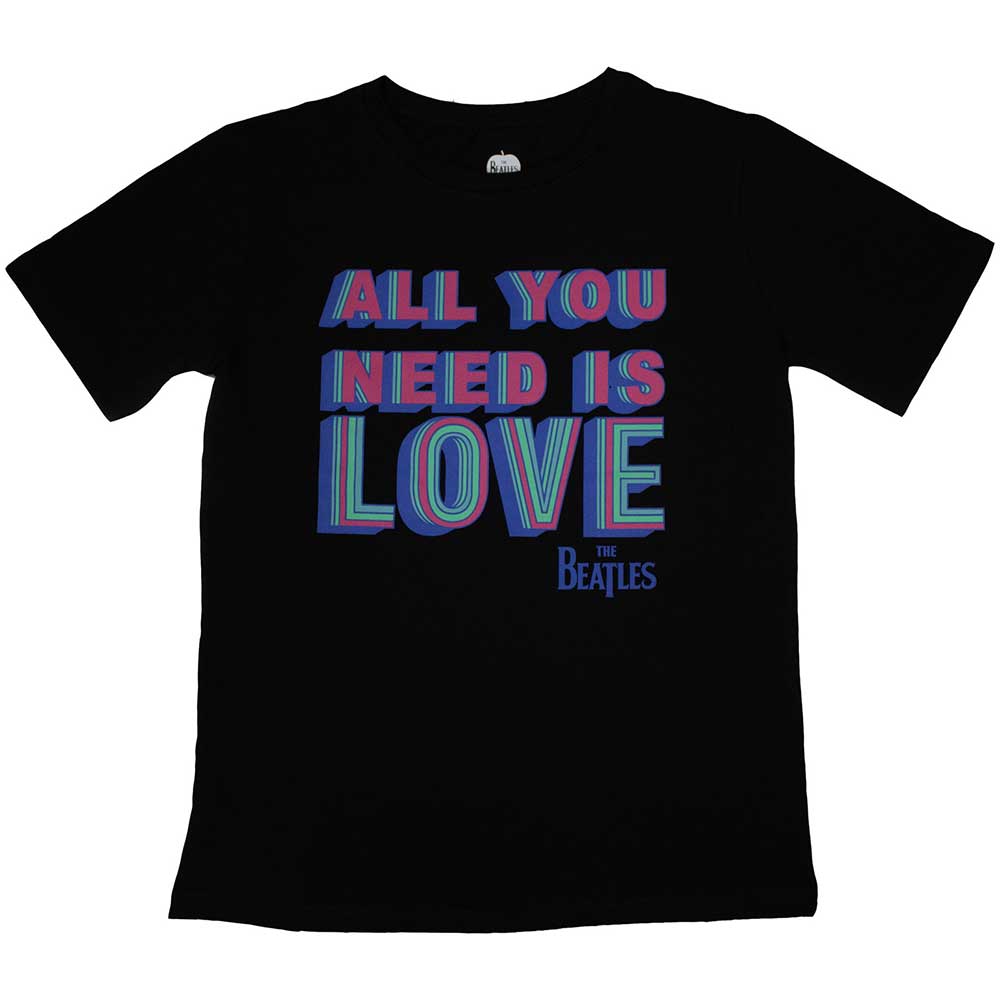 Beatles - tshirt - Ladies - Short Sleeves - All You Need Is  - X-Large