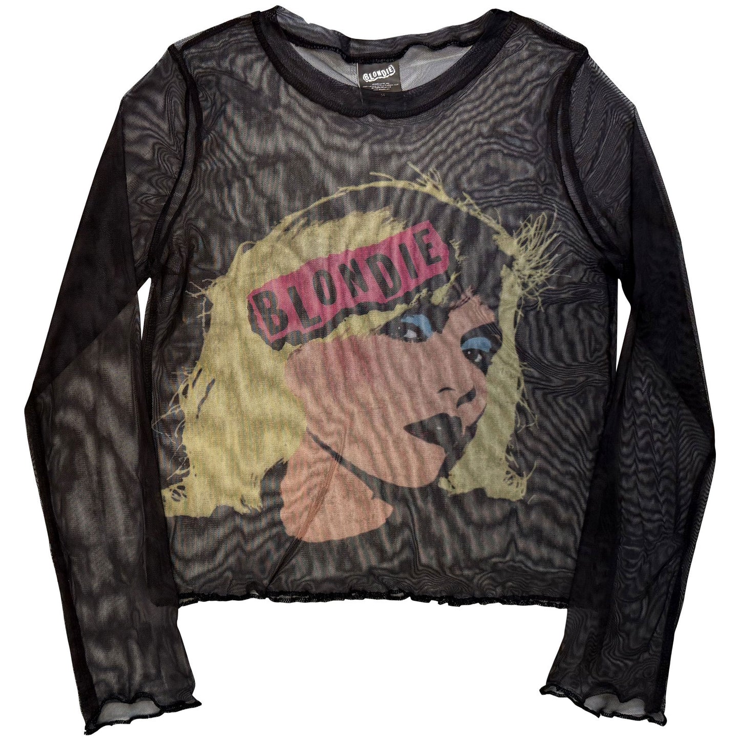 Blondie - tshirt - Ladies - Long Sleeves - Punk Poster - Large