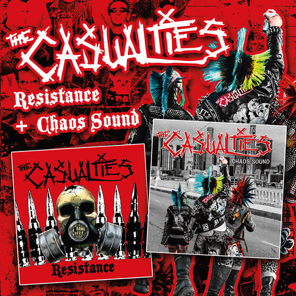 CASUALTIES - RESISTANCE + CHAOS SOUND (2CD) - DCD