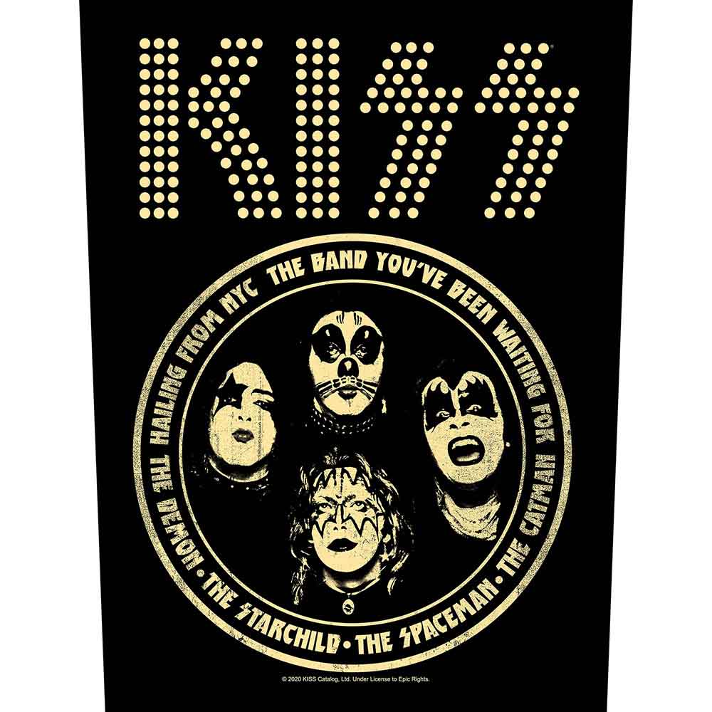 KISS - HAILING FROM NYC (BACKPATCH) - PTCH