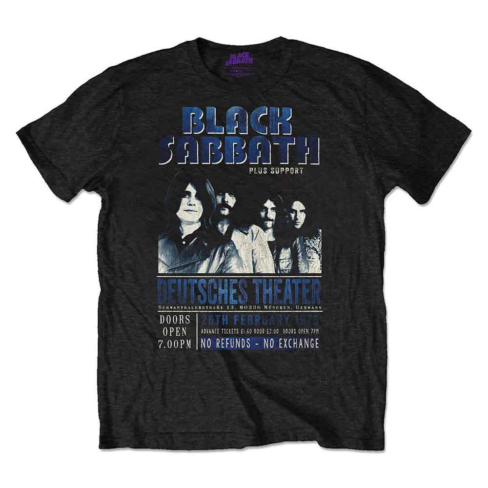 Black Sabbath - tshirt - Unisex - Large - Short Sleeves