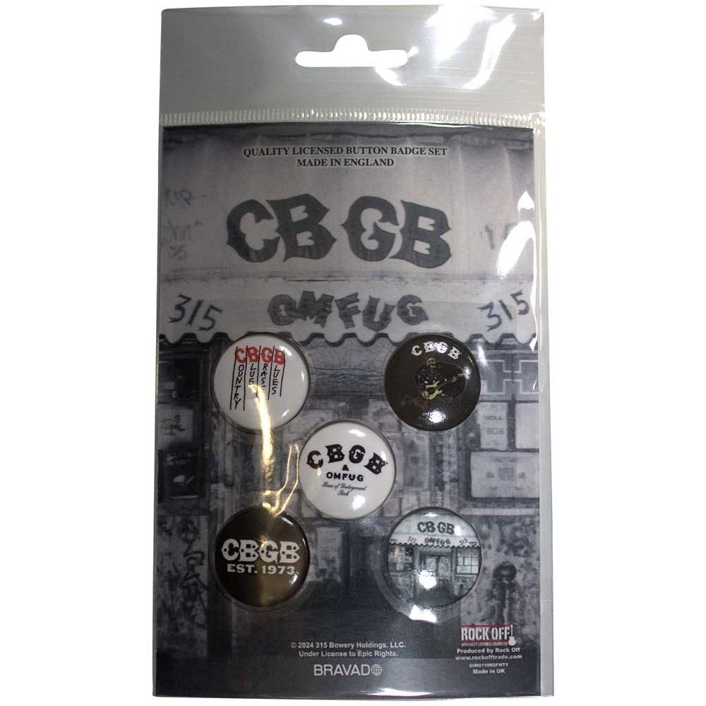 CBGB - Clothing - Pin Badges - Logos