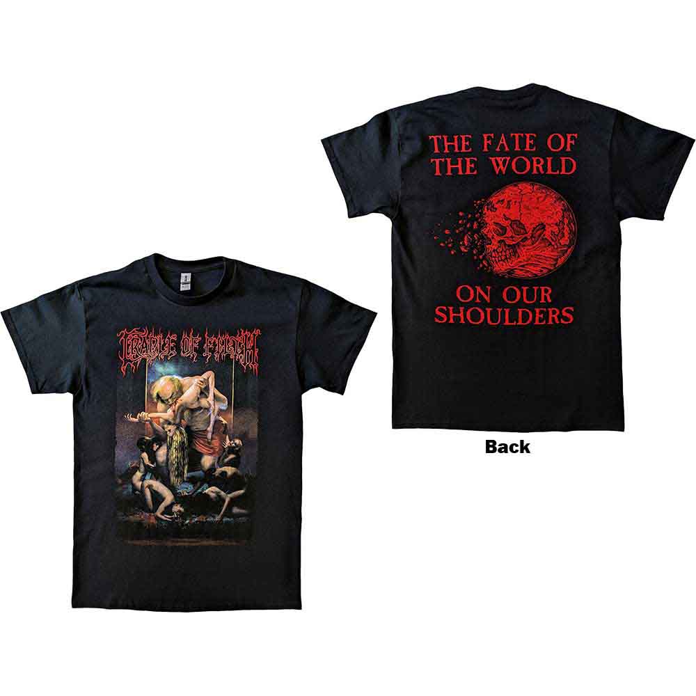 Cradle of Filth - tshirt - Unisex - Short Sleeves - Large