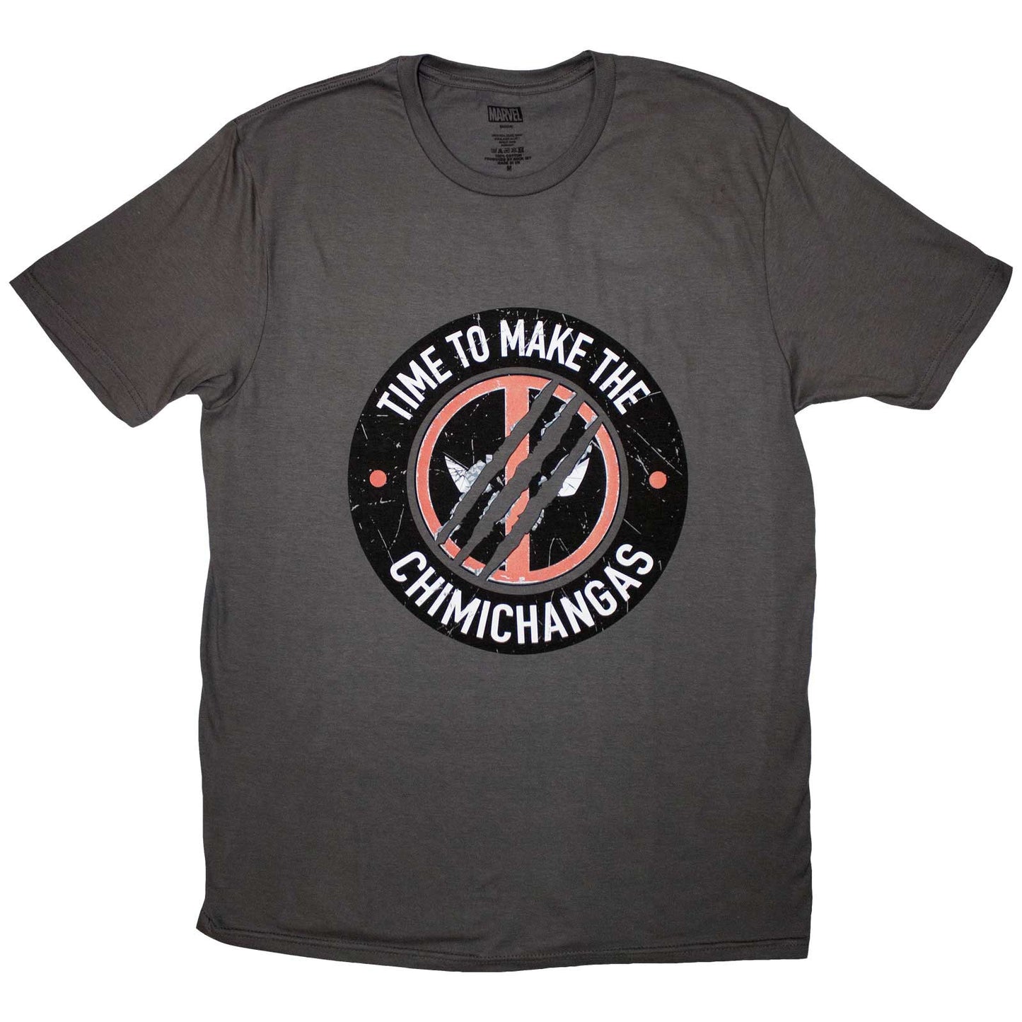 Comics - tshirt - Unisex - Short Sleeves - Deadpool Chimichang - Small